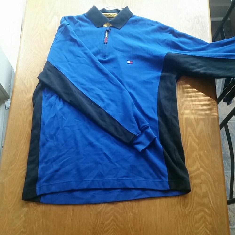 VINTAGE Tommy Hilfiger Color-Block Sweater - Picture 4 of 6